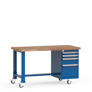 LJ2101L3C - Rousseau MobileWorkbench with Laminated Wood Top