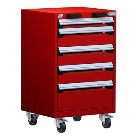 R5BCD-3401 - Rousseau Heavy-Duty Mobile Cabinet, with Partitions