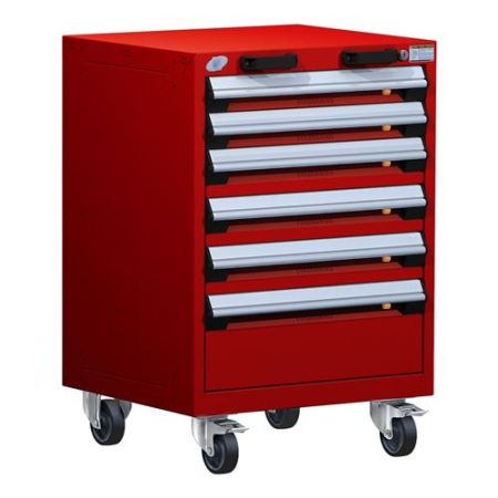 R5BCG-3051 - Rousseau Heavy-Duty Mobile Cabinet, with Partitions