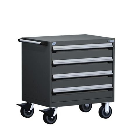 R5BDD-2803 - Rousseau Heavy-Duty Mobile Cabinet, with Partitions