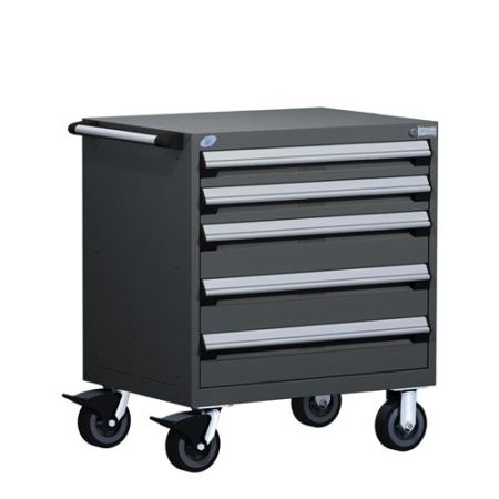 R5BDD-3005 - Rousseau Heavy-Duty Mobile Cabinet, with Partitions