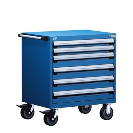 R5BDD-3007 - Rousseau Heavy-Duty Mobile Cabinet, with Partitions