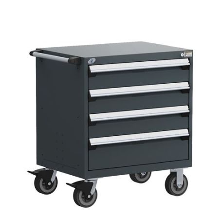 R5BDD-3019 - Rousseau Heavy-Duty Mobile Cabinet, with Partitions