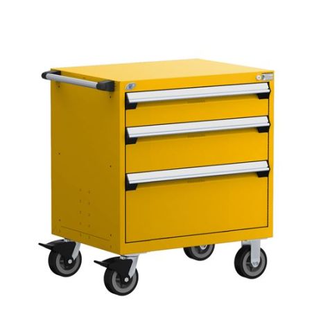 R5BDD-3021 - Rousseau Heavy-Duty Mobile Cabinet, with Partitions