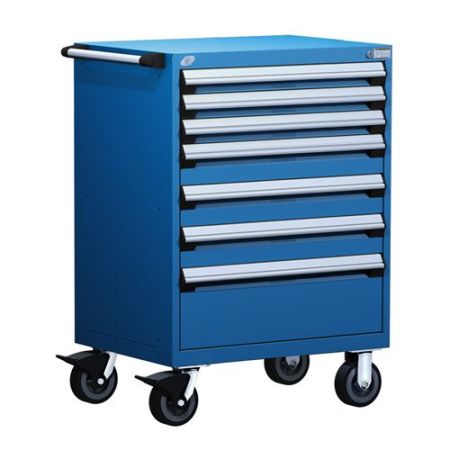 R5BDD-3803 - Rousseau Heavy-Duty Mobile Cabinet, with Partitions