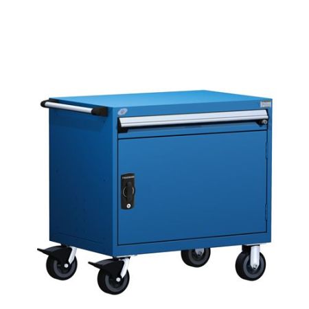 R5BEE-2801 - Rousseau Heavy-Duty Mobile Cabinet, with Partitions